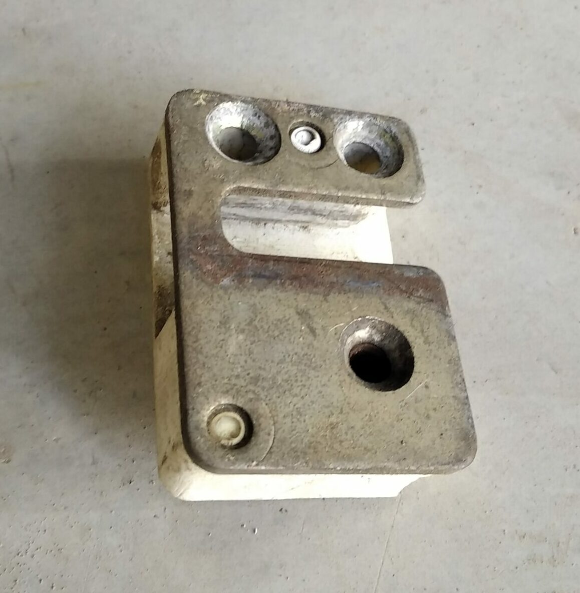 Platine de serrure plastique nouveau modèle droite