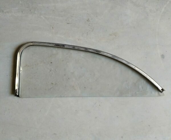 Haut de vitre inox droit